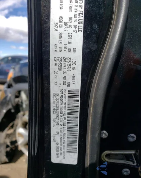 2018 Jeep Compass Limited z USA, uszkodzony, nr VIN 3C4NJCCB6JT204632